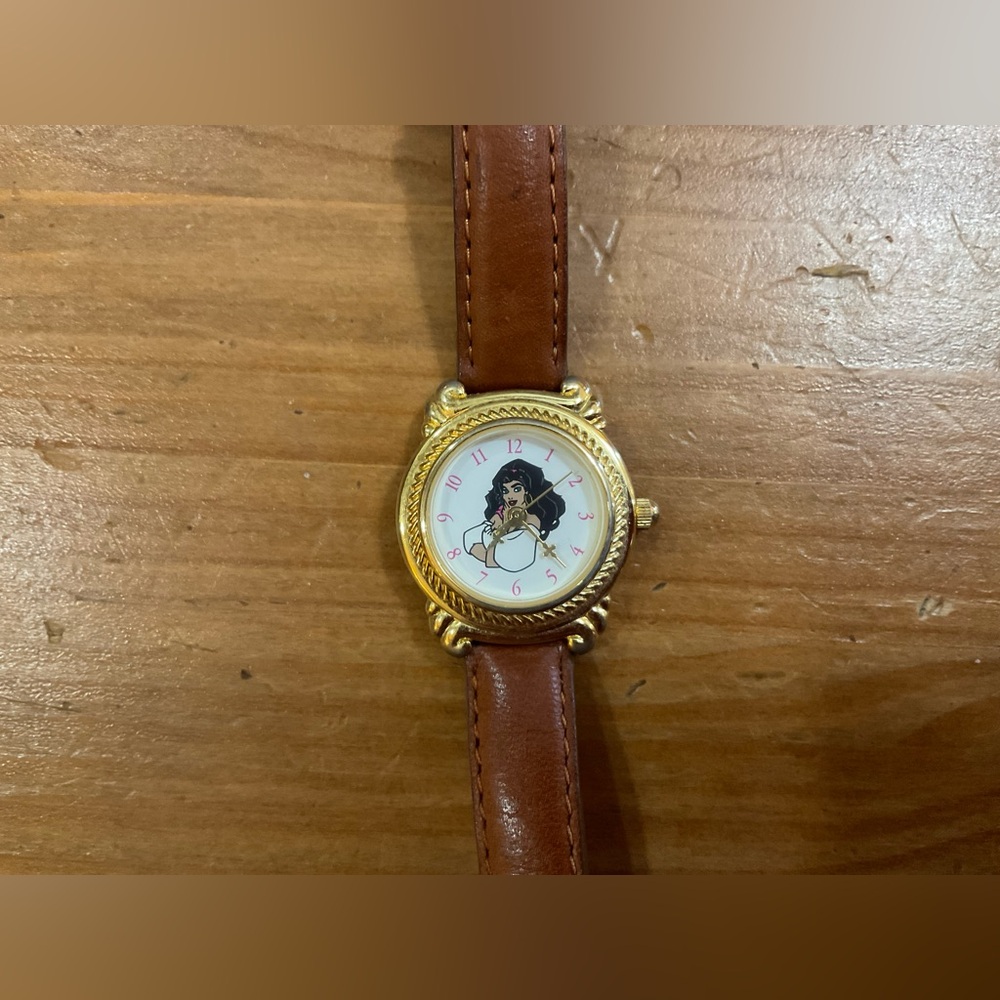 Disney: Esmeralda rare, vintage from Hunchback of Notre Dame Disney store watch.